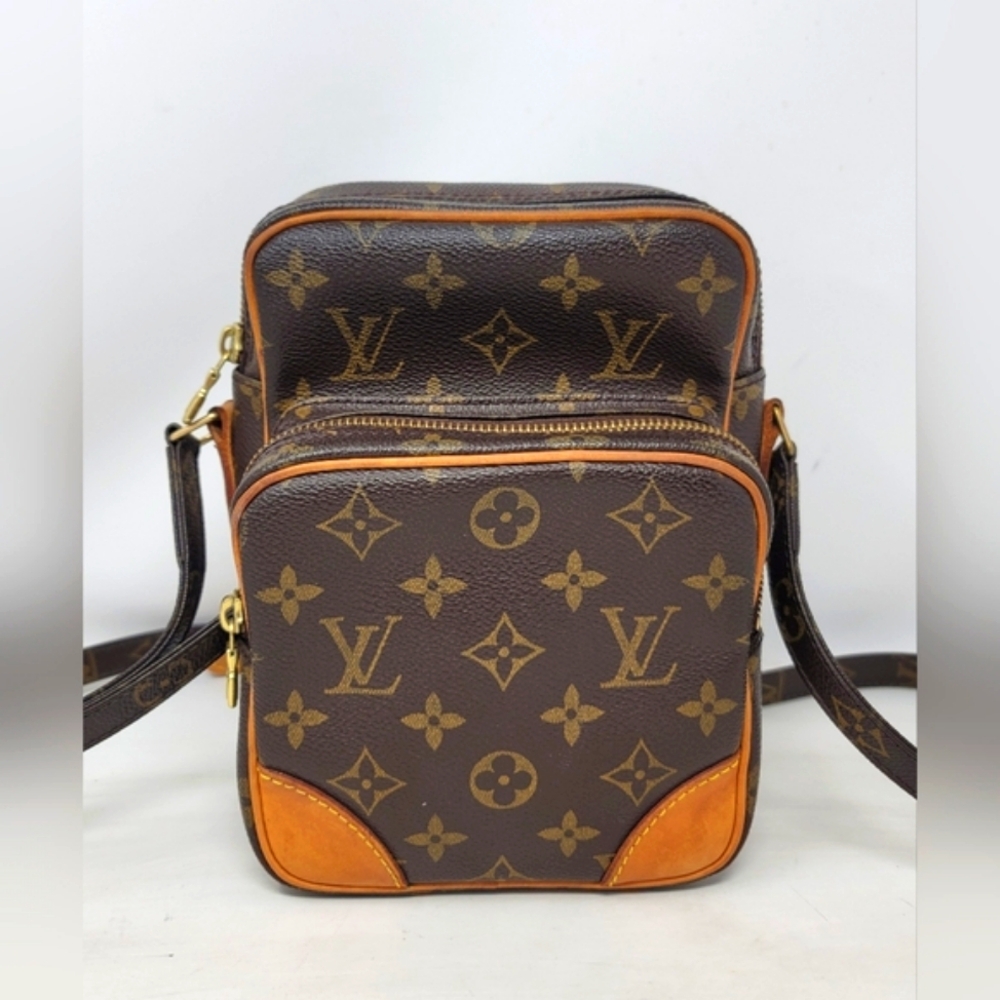 Louis Vuitton Monogram Canvas Brown and Tan Crossbody Bag